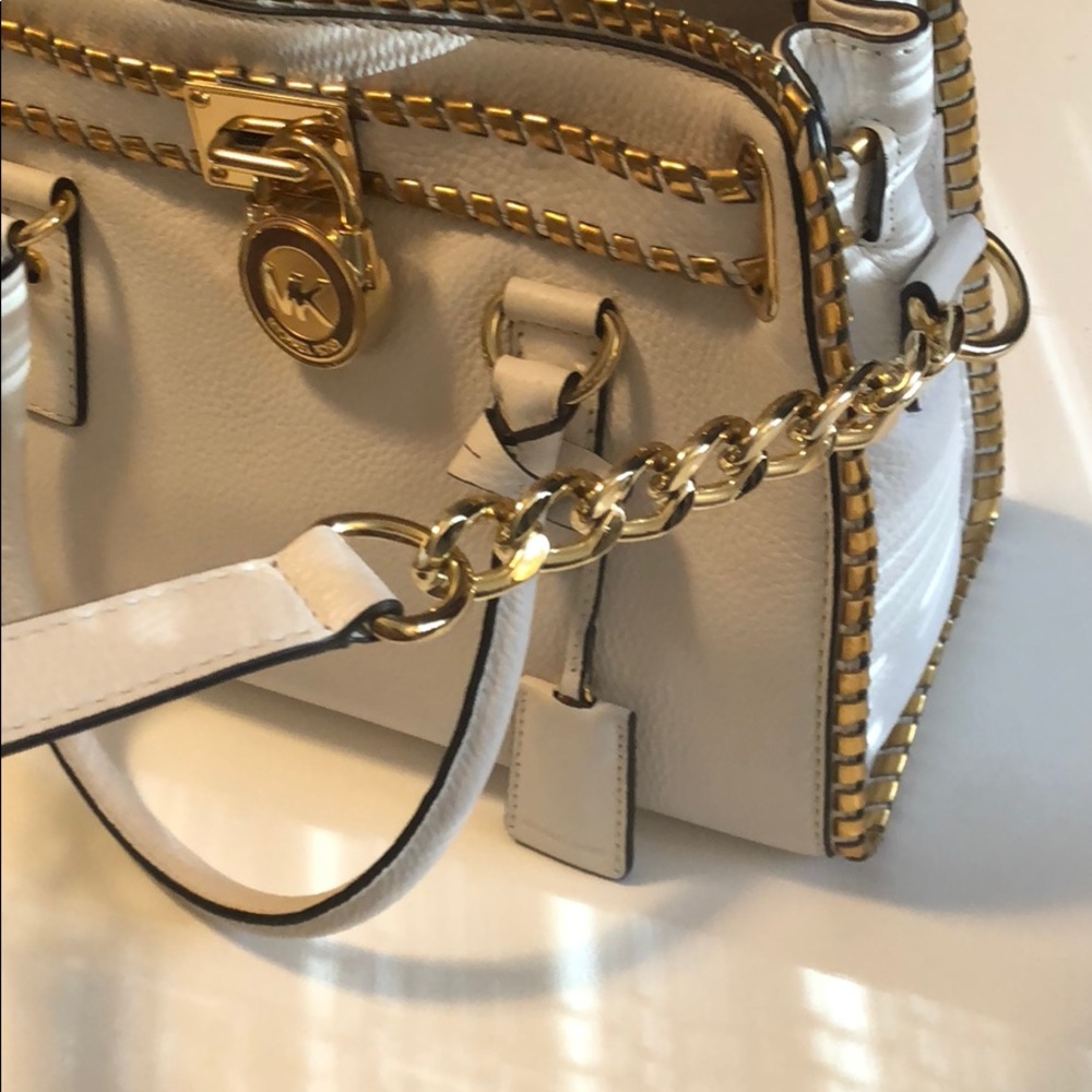 White and gold Michael Kors bag - Picture 5 of 5